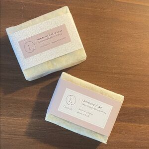 Lizush Lavender & Himalayan Salt Soap Bars - 2 Pack